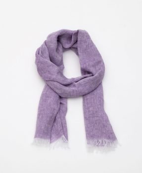 Linen scarf Aire lilla