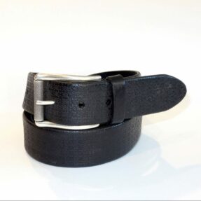 Black man leather belt