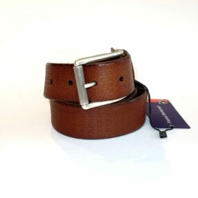 Tobacco man leather belt