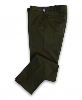 Rota Pantaloni Cotone Stretch Verde