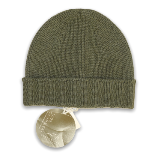 Military knitted cashmere cap