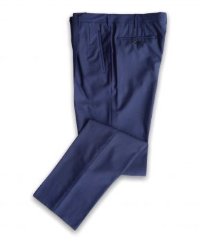 Blue Summer Wool Rota Trousers
