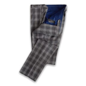 Rota Pantaloni quadri leggeri grigi