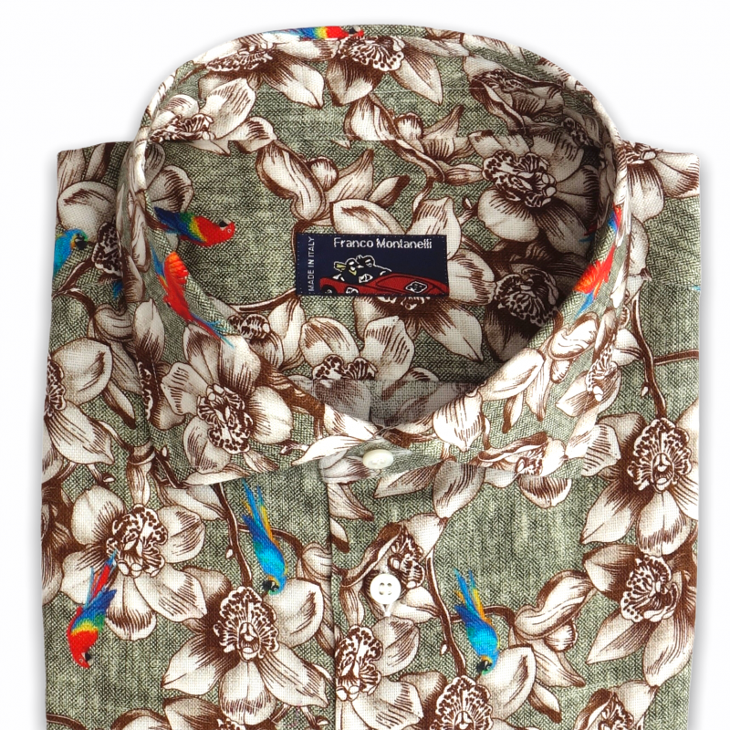 Flowers shirt by Franco Montanelli