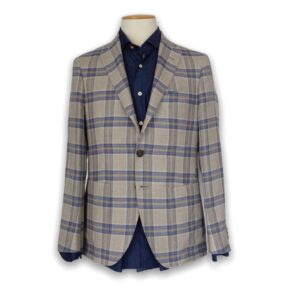 Men's Checked Unlined Jacket