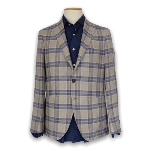 Men's Checked Unlined Jacket