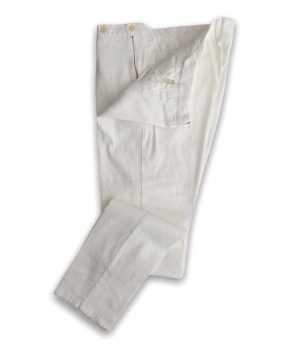 Rota delavè linen white trousers