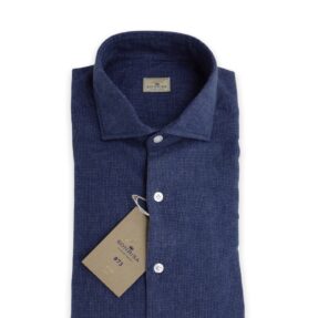 Blue Sonrisa flannel checkered shirt