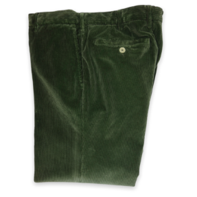 Rota pantaloni velluto verde