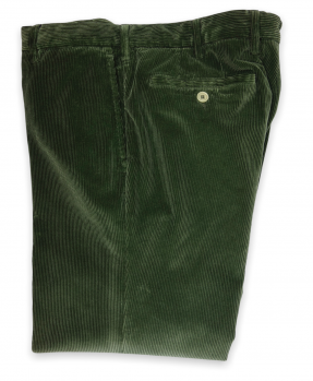 Rota pantaloni velluto verde