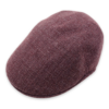 Zegna woven burgundy flat cap