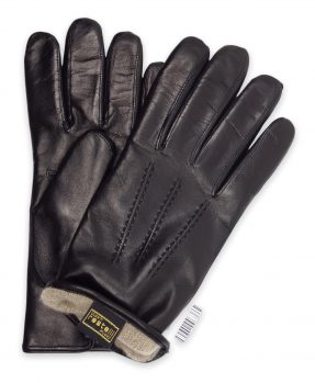 Restelli black men's leather gloves