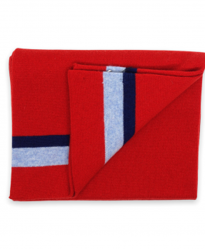 Sciarpa cashmere maglia rossa