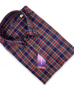 Red checked flannel man shirt 