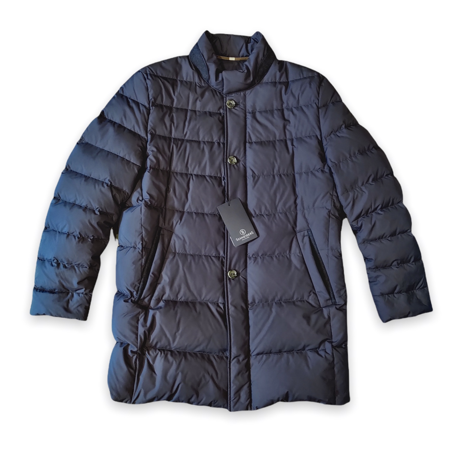 Schneiders blue down jacket | Outerwear | Franco Montanelli