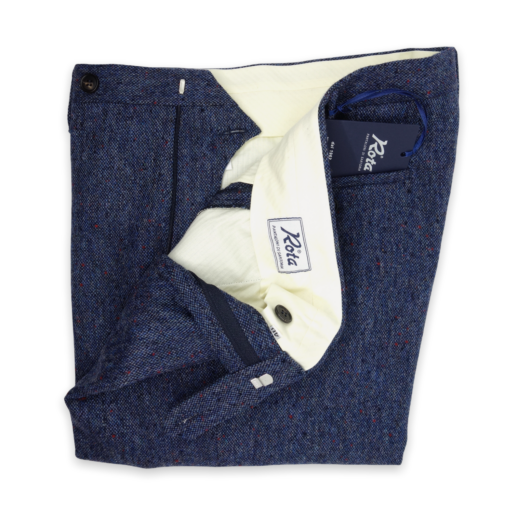 Blue Rota Tweed trousers