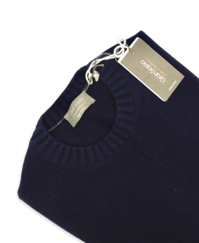 Pull felted cashmere navy