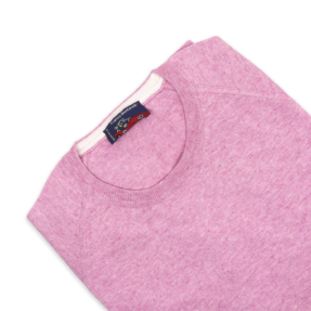 maglia cotone cashmere rosa