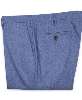 Pantaloni Rota azzurri lana