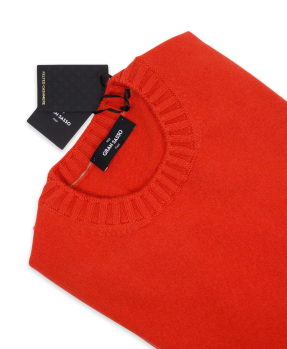 Pull Felted cashmere rosso