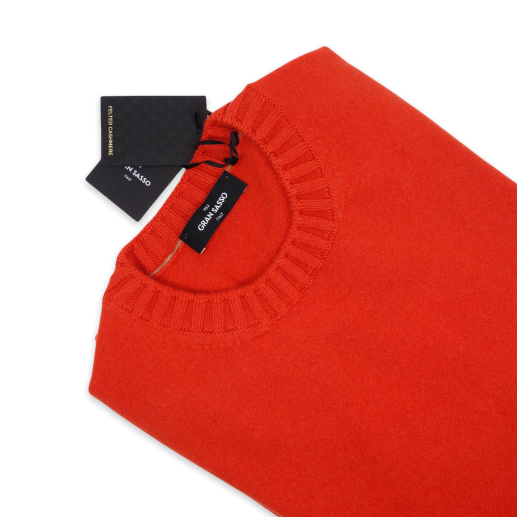 Pull Felted cashmere rosso