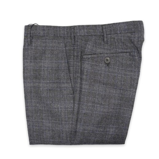 Rota grey checks wool trousers