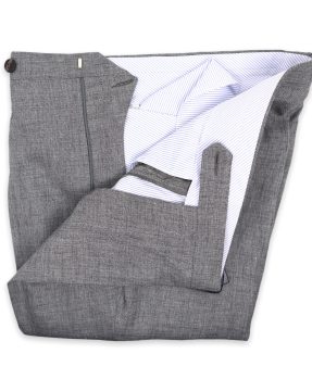 Rota gray wool linen silk pants