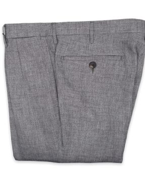 Pantaloni Rota due pinces lana lino seta