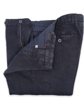 Rota delavè linen navy blue trousers