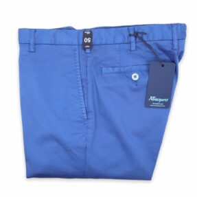 Rota pantaloni cotone stretch azzurri
