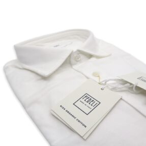 Camicia Fedeli jersey bianco