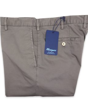 Pantaloni Rota cotone stretch grigi