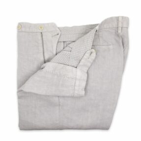 Rota delavè linen pearl grey trousers