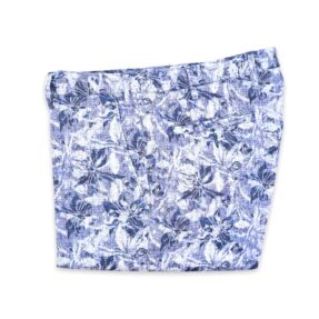 Floreal blue stretch shorts