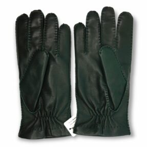 Restelli men's green gloves