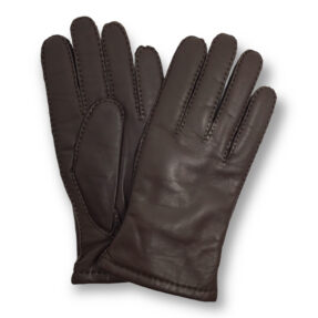 Restelli men's brown gloves