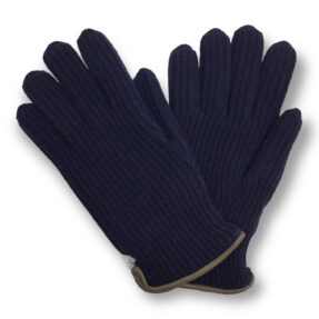 Restelli blue cashmere gloves