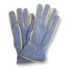 Restelli wool cashmere light blue gloves