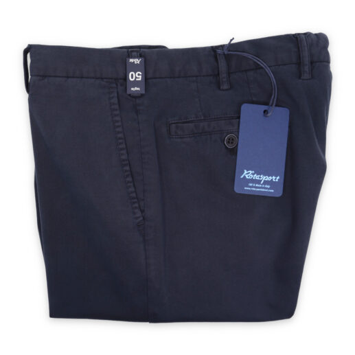 Pantaloni Rota cotone lana blu