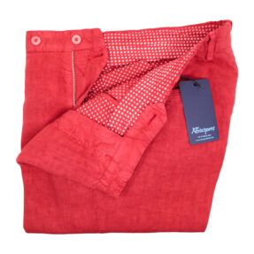 Rota delavè linen red trousers