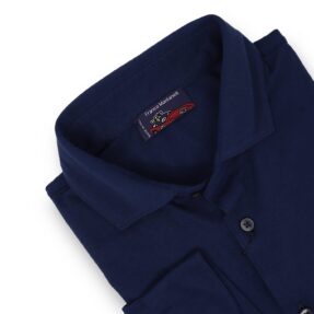 Franco Montanelli blue polo shirt