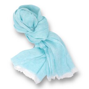 Airelinen aquamarine scarf