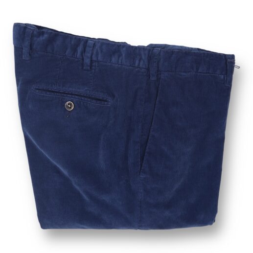 Franco Montanelli corduroy trousers navy blue