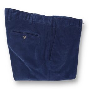 Pantaloni Franco Montanelli vellutino blu