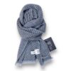 Fedeli Cashmere Scarf blue color