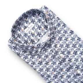Camicia Sonrisa fantasia grigia