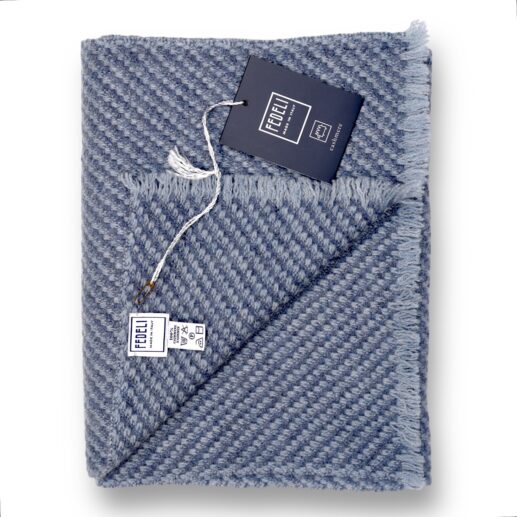 Denim Fedeli Cashmere Scarf