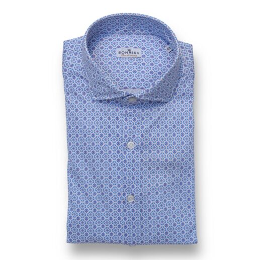 Camicia Sonrisa fantasia rombi