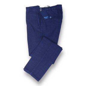 Pantaloni Rota lino blu