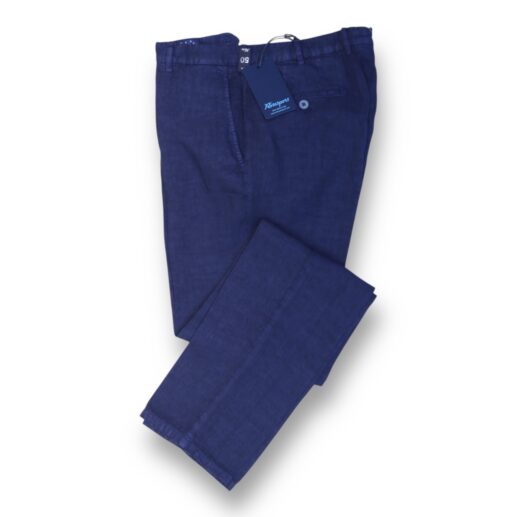 Pantaloni Rota lino blu